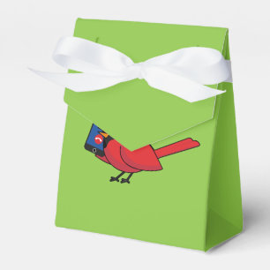 Cardinal Bird Love Mating Calls Favour Box
