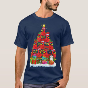 Cardinal Bird Lover Xmas Holiday Cardinal Christma T-Shirt