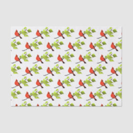 Cardinal Bird Red Tissue Paper