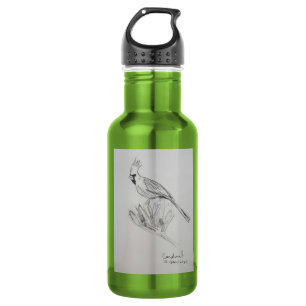 Cardinal Bird Water Bottle