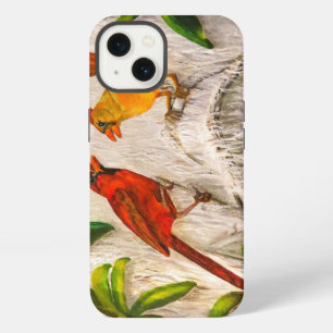 Cardinal birds - Singing of love iPhone 13 Case