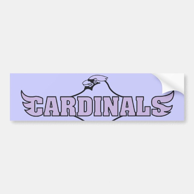 Cardinal Bumper Sticker (Front)