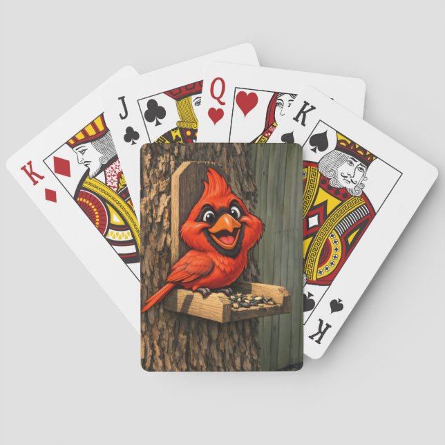 Cardinal caricature  playing cards (Back)