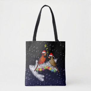 Cardinal Christmas All Over Print Bag