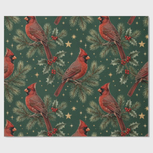 Cardinal Christmas Gift Wrap
