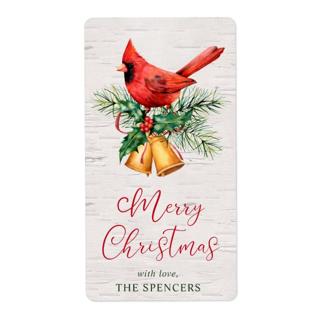 Cardinal Christmas Personalised (Front)