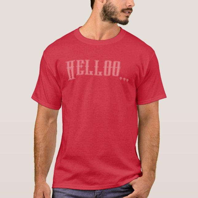 Cardinal Colour Custom Text Men's T-Shirt (Front)