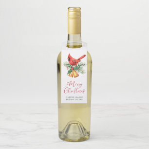 Cardinal Company Christmas Bottle Tag