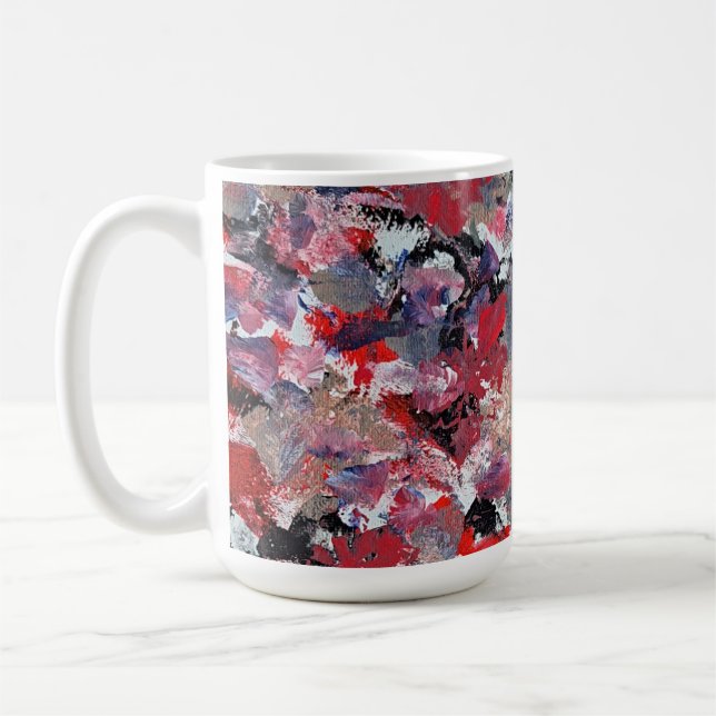 Cardinal Confetti Coffee Mug (Left)