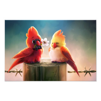 Cardinal Couple - Eric Proctor Photo Print