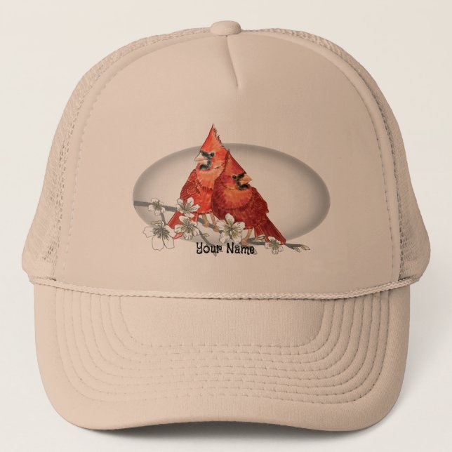 Cardinal Couple Trucker Hat (Front)