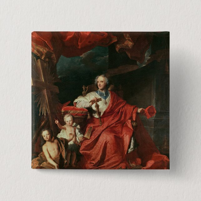 Cardinal de Bouillon  Opening 15 Cm Square Badge (Front)