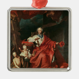 Cardinal de Bouillon  Opening Metal Tree Decoration