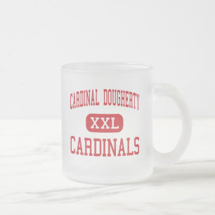 Cardinal Dougherty - Cardinals - Philadelphia Frosted Glass Coffee Mug