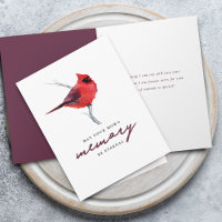 Cardinal Eternal Memory Personalised Sympathy 
