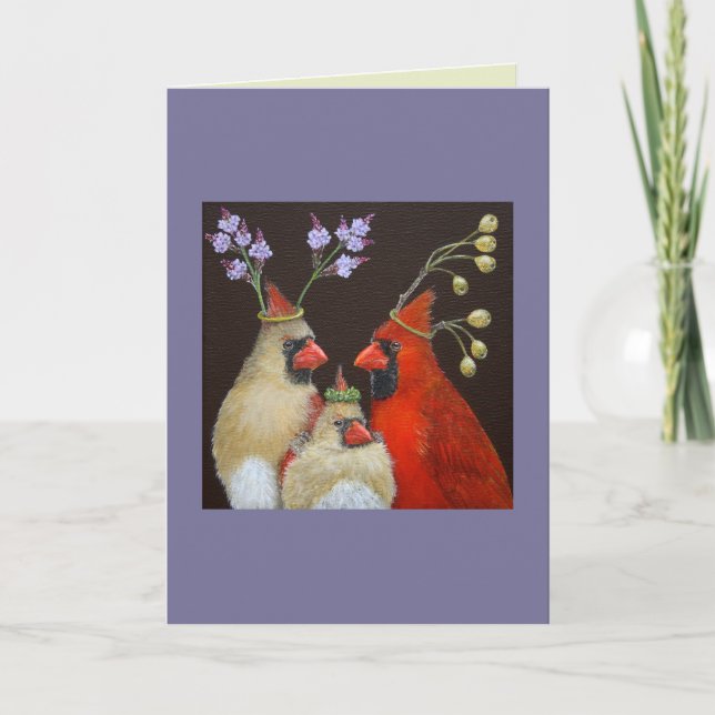 Cardinal Family portrait card (Front)