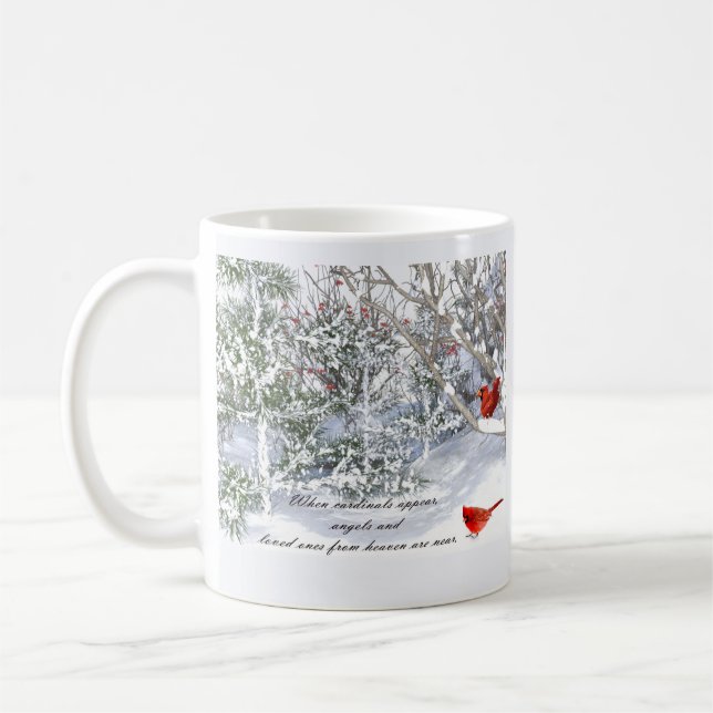 Cardinal from heaven mug (Left)