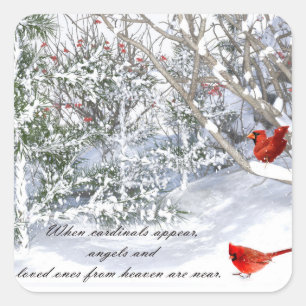 Cardinal from heaven Stickers