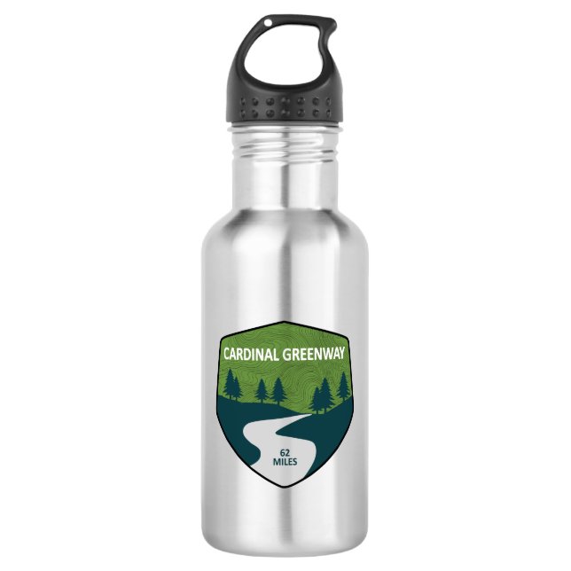 Cardinal Greenway Indiana 532 Ml Water Bottle (Front)