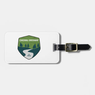 Cardinal Greenway Indiana Luggage Tag