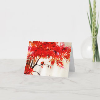 Cardinal Greeting cards, Bird greeting cards