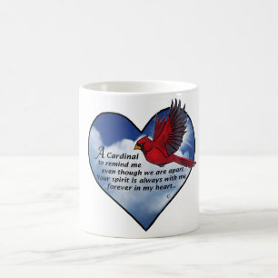 Cardinal Heart Poem Coffee Mug