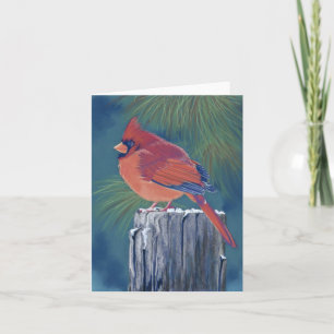 Cardinal Holiday Card