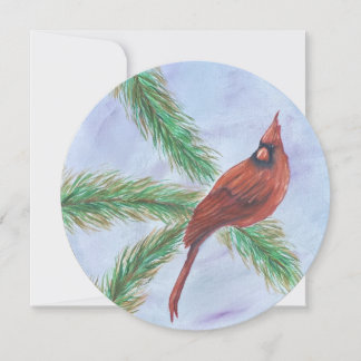 Cardinal Holiday Card