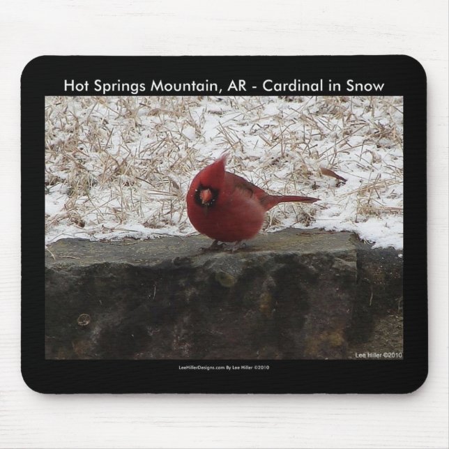 Cardinal Hot Springs Nat. Park Mt AR Gifts Apparel Mouse Mat (Front)