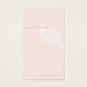 Cardinal Illustration Minimalist Pink