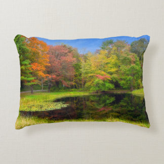 Cardinal in the Dogwood Tree Decorative Cushion