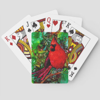 Cardinal In the Tree Playing Cards