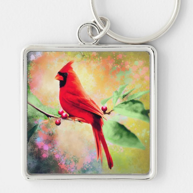 Cardinal Key Ring (Front)