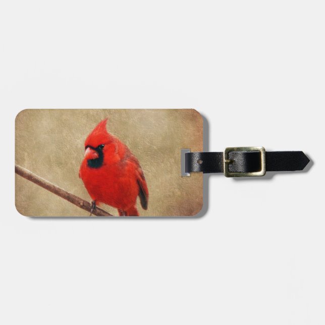 Cardinal Luggage Tag (Front Horizontal)