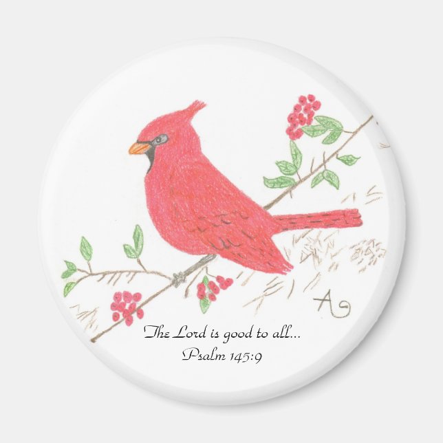 Cardinal Magnet (Front)