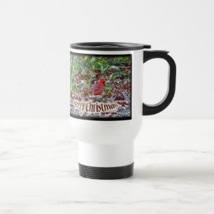 Cardinal Merry Christmas Items Travel Mug