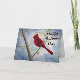 cardinal Mother's Day Card