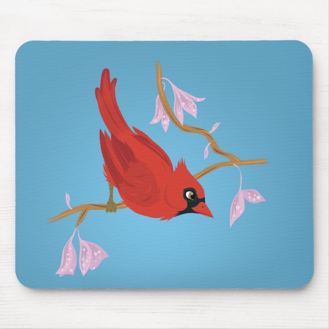 Cardinal Mouse Mat (Front)
