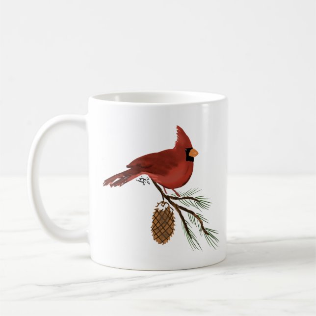 Cardinal Mug (Left)