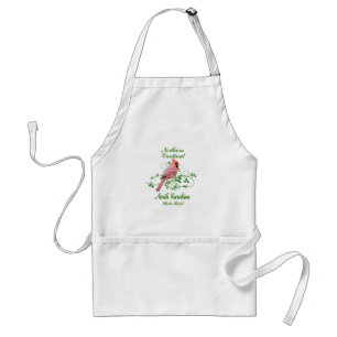 Cardinal North Carolina State Bird Standard Apron