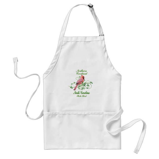 Cardinal North Carolina State Bird Standard Apron (Front)