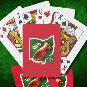 Cardinal Ohio Buckeye State Playing Cards