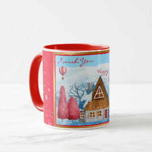 Cardinal on Landscape Customise Mug