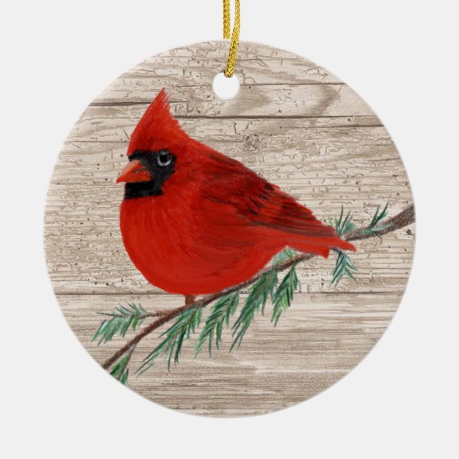 Cardinal Ornament (Front)