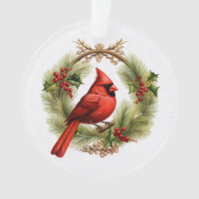 Cardinal Ornament (Front)