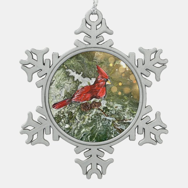 Cardinal Ornament (Front)