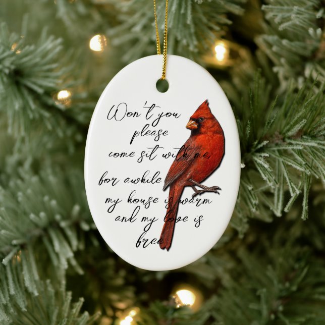 Cardinal Ornament (Tree)