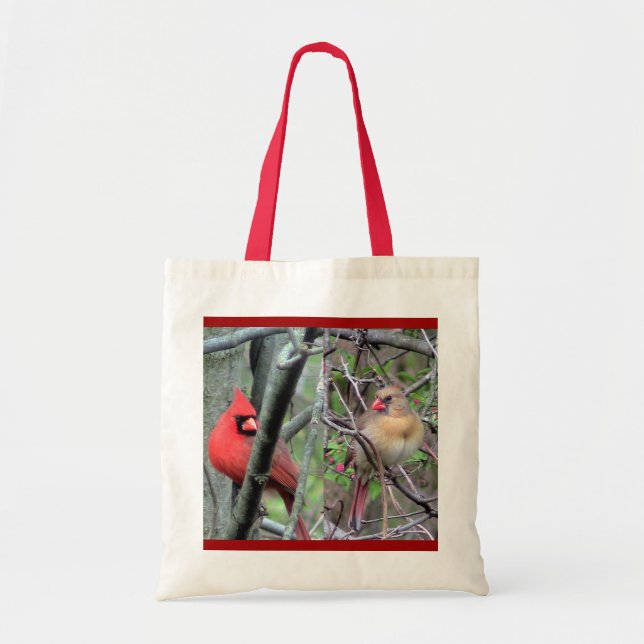 Cardinal Pair Tote bag (Front)