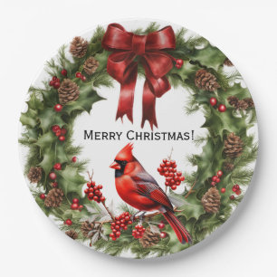 Cardinal Paper Plate