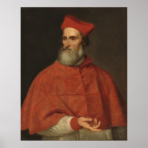 Cardinal Pietro Bembo - Titian Fine Art Poster